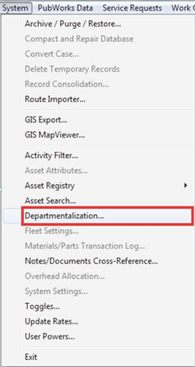 Departmentalization is now available