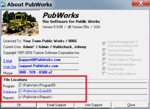 pubworks program file location